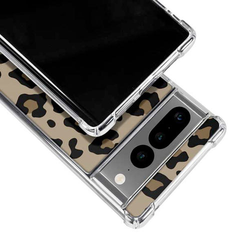 Leopard Print Google Pixel 7 Pro Clear Case
